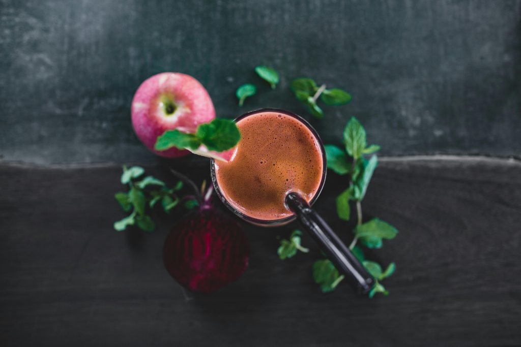 beetroot plum juice