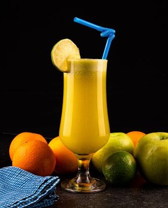 orange and pear juice