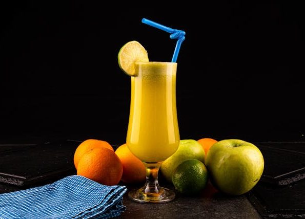 orange and pear juice