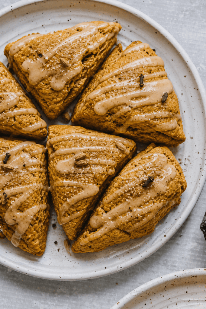 Chai Pumpkin Scones - Balanced Healthy Meals