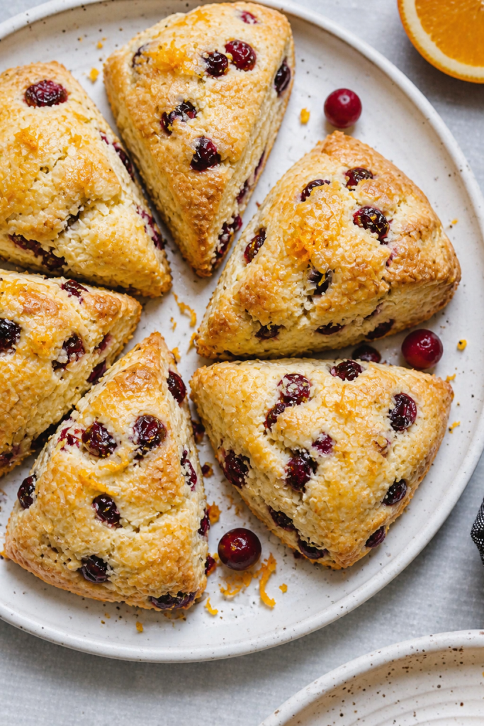 Cranberry Orange Scones - Balanced Healthy Meals