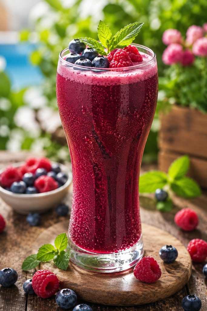 Blueberry Raspberry Juice - Balanced Healthy Meals