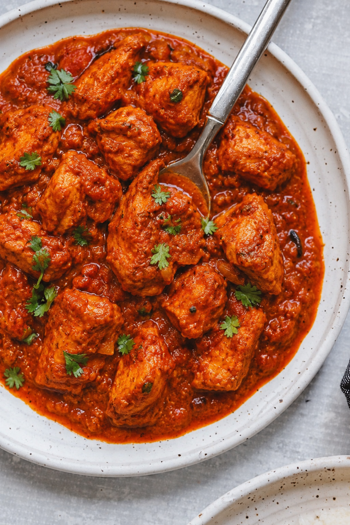 Red Chicken Curry - Balanced Healthy Meals