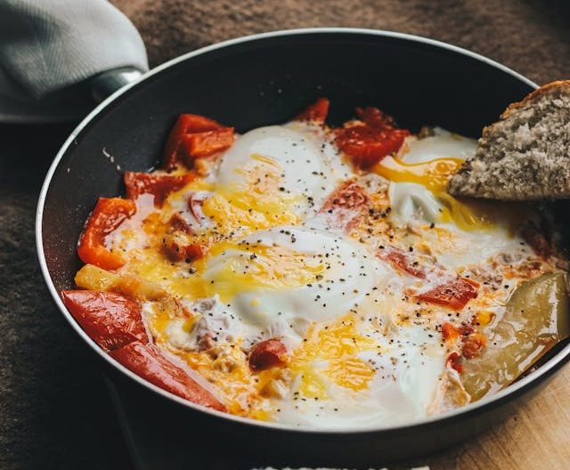 buffalo chicken omelette