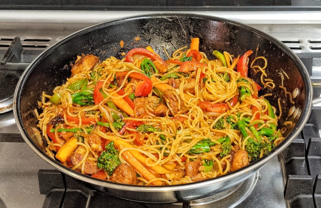 Stir fried Pasta 
