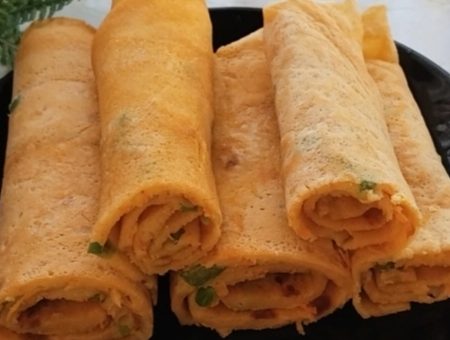 Savory Crepes With Veggies