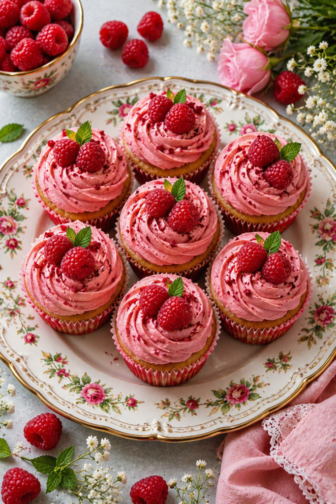 Raspberry Cupcakes - Balanced Healthy Meals
