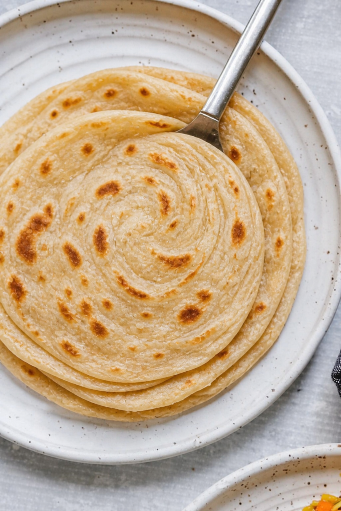 Soft Layered Chapati  - Balanced Healthy Meals