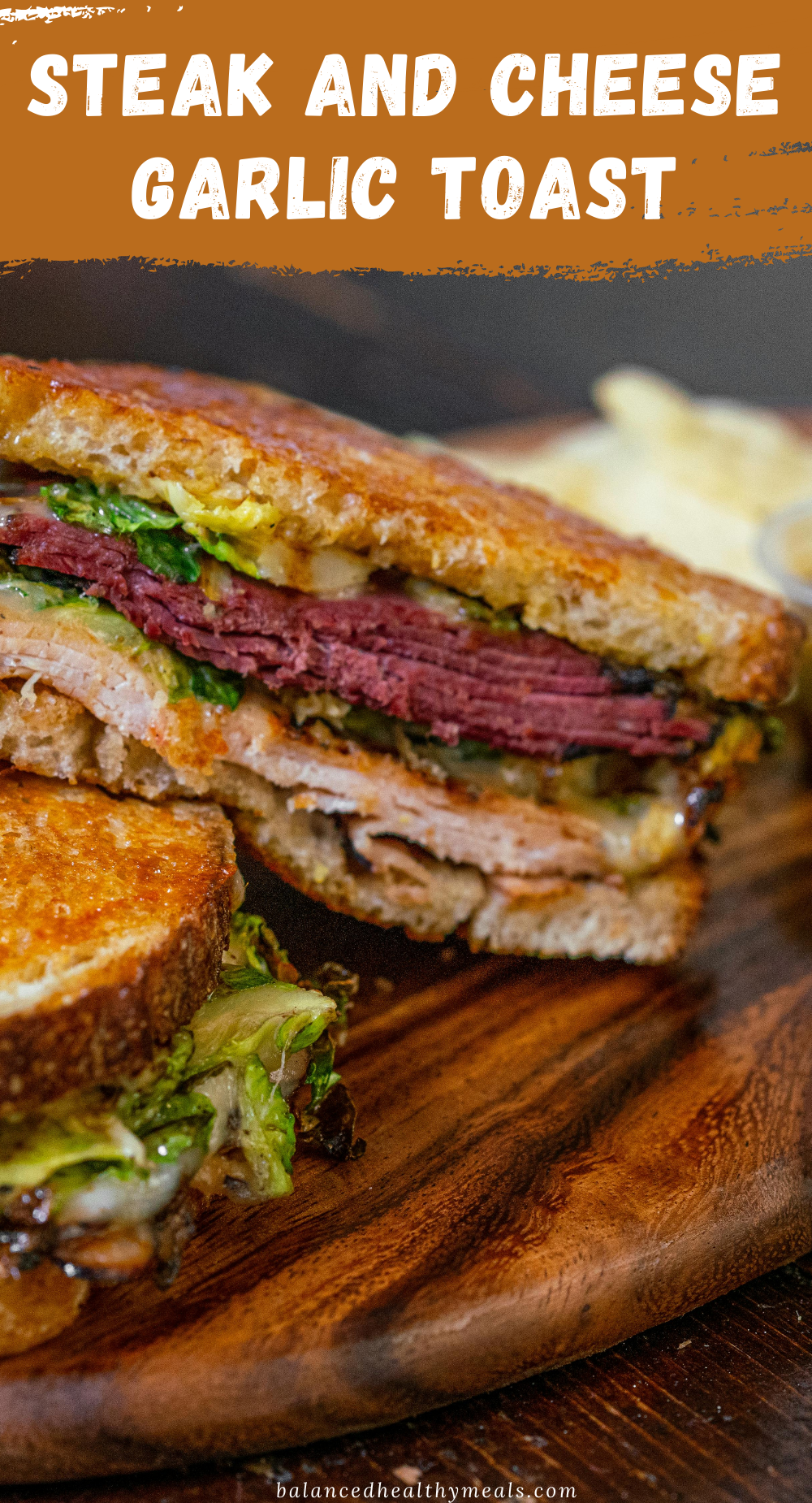 Steak and Cheese Garlic Toast Recipe