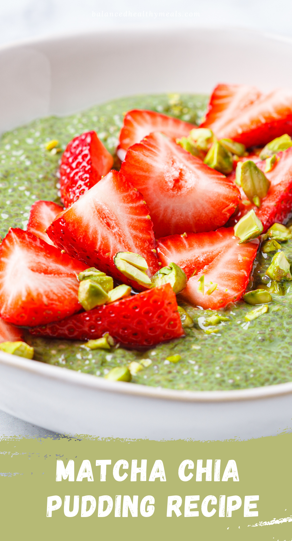 matcha chia pudding