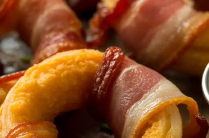 Bacon Wrapped Onion Rings