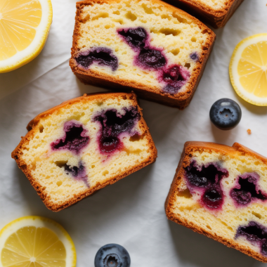 Best Vegan Lemon Blueberry Pound Cake