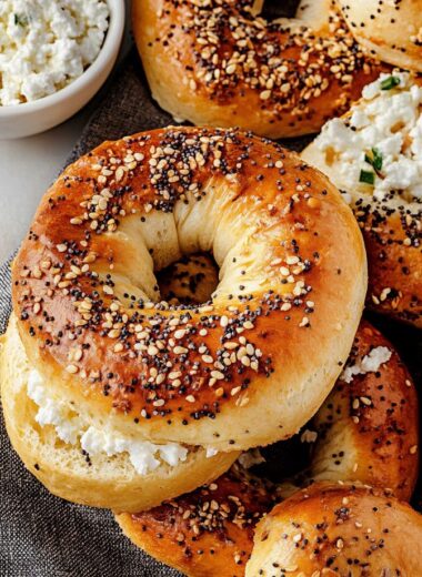 cottage cheese bagels
