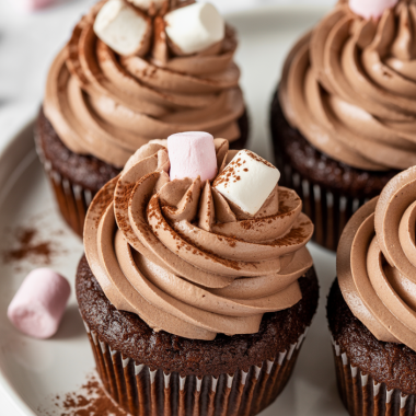 Hot Chocolate Cupcakes