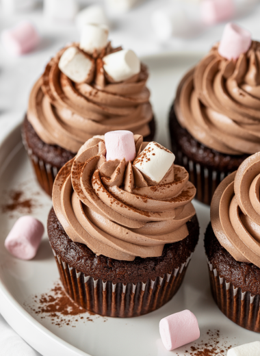Hot Chocolate Cupcakes