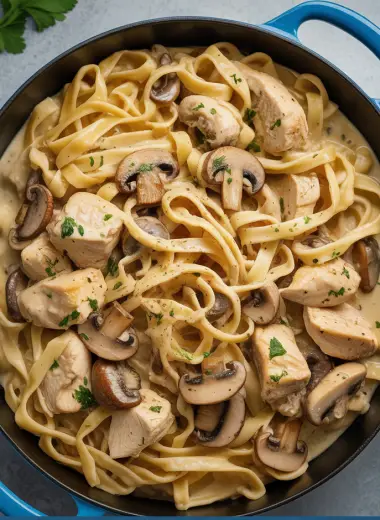 Chicken Mushroom Pasta