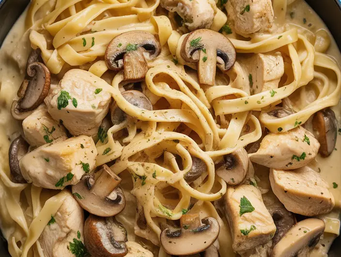 Chicken Mushroom Pasta