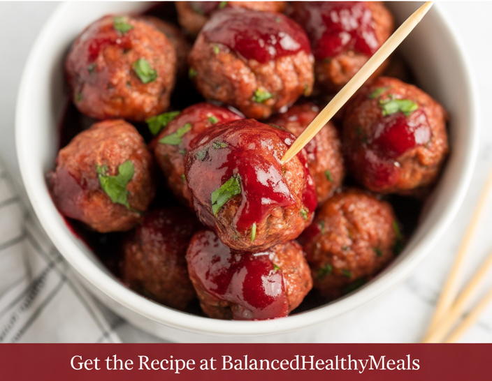 Crockpot Meatballs (Perfect for Busy Days) - Balanced Healthy Meals