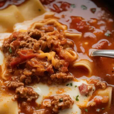 lasagna soup
