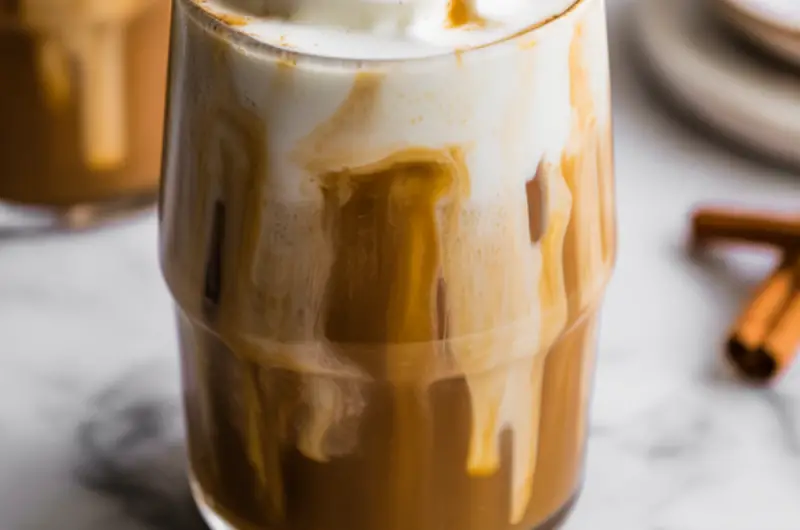 Pumpkin Spice Cold Brew with Oat Milk