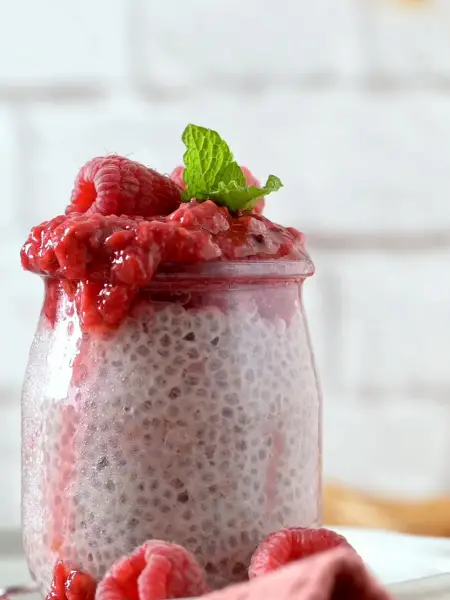 Raspberry Chia Pudding