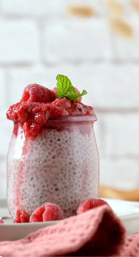 Raspberry Chia Pudding