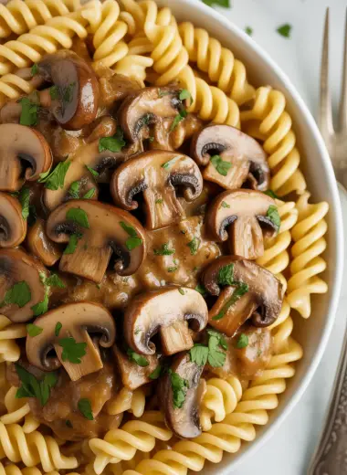 mushroom pasta