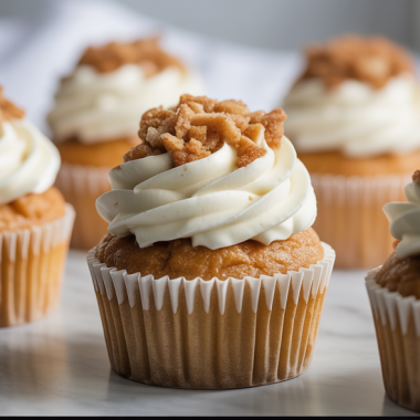apple crisp cupcakes