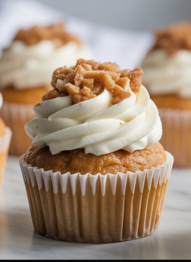 apple crisp cupcakes