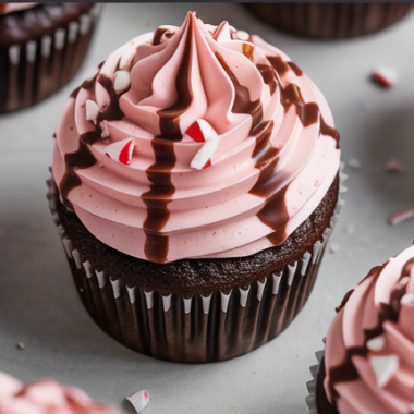 peppermint mocha cupcakes