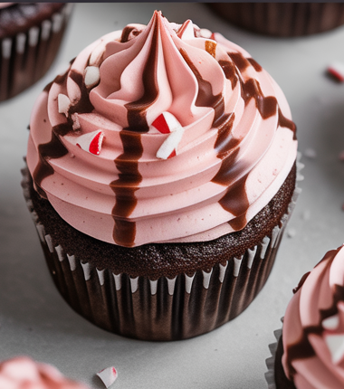 peppermint mocha cupcakes