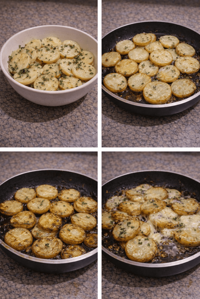 How To Make Slow Fried Potatoes With Thyme And Taleggio