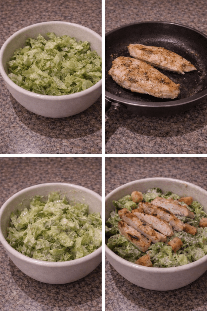 How To Make Chicken Caesar Salad