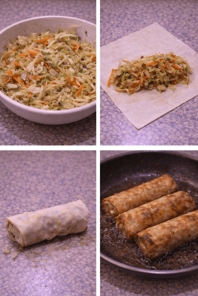 How To Make Vegetable Egg Rolls
