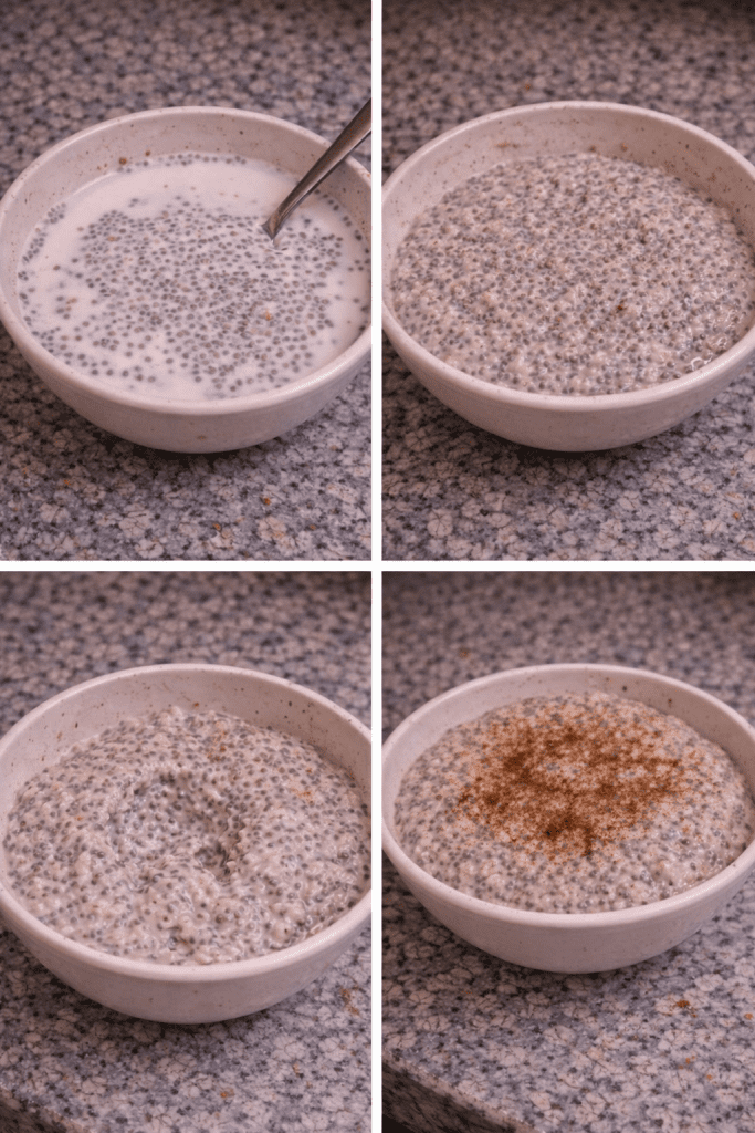 How To Make Vanilla Chia Pudding With Cinnamon