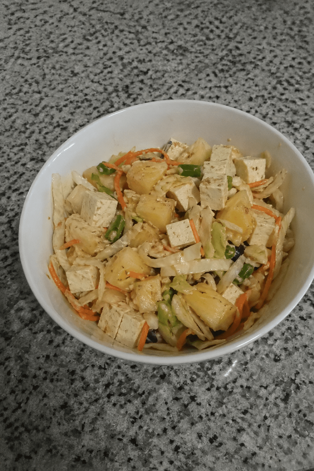 Hawaiian Tofu Salad (Fresh, Light & Tropical) - Balanced Healthy Meals