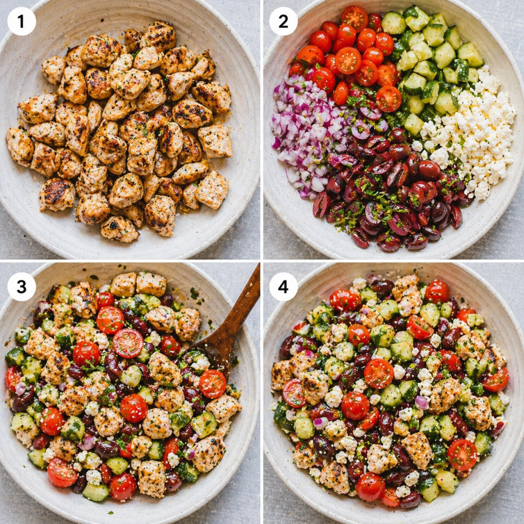 How To Make Greek Chicken Salad