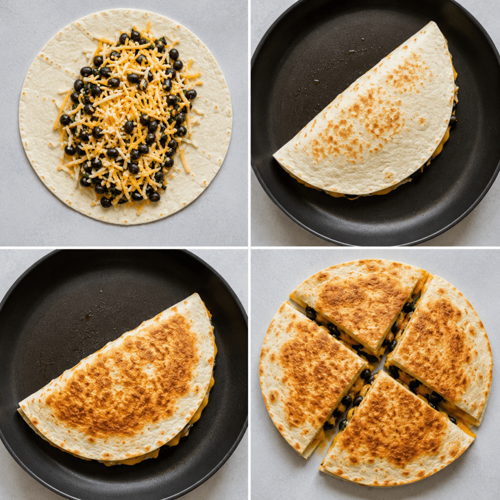 How To Make Baked Cheesy Quesadilla